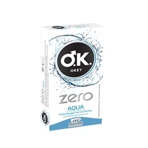 Okey Zero Aqua Prezervatif 10lu