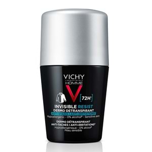 Vichy Deo Rollon İnvisible Resist İz ve Terleme Karşıtı 50Ml Siyah