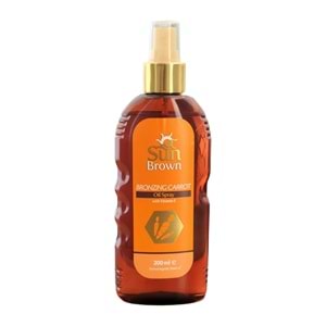 Sun Brown Bronzlaştırıcı Havuç Özlü Güneş Yağı Spreyi 200 mL