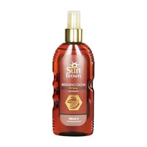 Sun Brown Bronzlaştırıcı Kakao Özlü Güneş Yağı Spreyi 200 mL