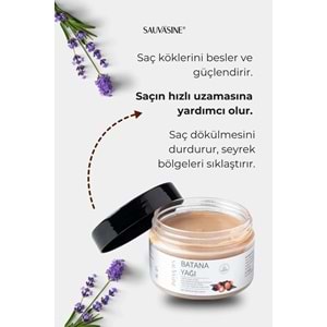Sauvasine Batana Yağı Ham ve Saf Saç Bakım Yağı 120g