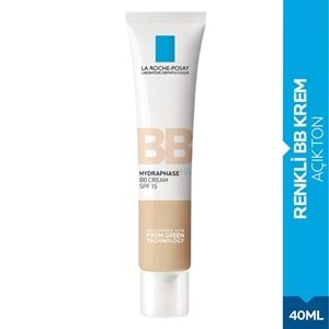 La Roche Posay Hydraphase BB Light SPF15 Renkli Nemlendirici Krem 40Ml