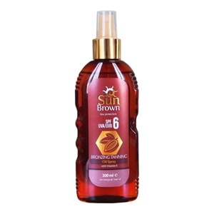 Sun Brown SPF6 Güneş Yağı Spreyi 200 mL