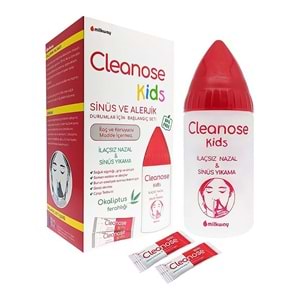 Milkway Cleanose Kids Burun ve Sinüs Temizleme Kiti 200 mL x 10 Temizleme Solüsyonu
