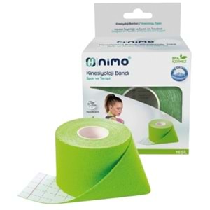 Nimo Kinesiyoloji Bandı (Ağrı Bandı) 5cm*5m Yeşil