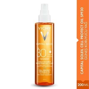 Vichy Capital Soleil Cell Protect Oil SPF30+ Güneş Koruyucu Yağ 200Ml