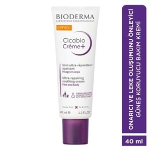 Bioderma Cicabio Cream SPF50+ Güneş Koruyucu Yüz, Vücut Bakım Kremi 40 mL