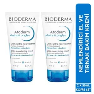 Bioderma Atoderm Mains Ongles El Kremi 50Ml*2 -2Li Kofre Set