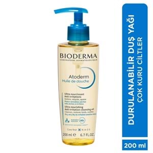 Bioderma Atoderm Shower Oil Nemlendirici Duş Yağı 200 mL