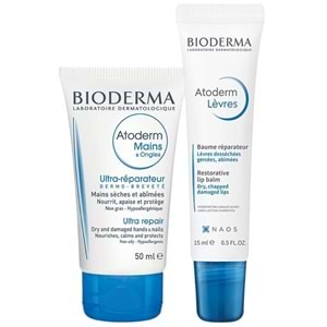 Bioderma Atoderm Mains Ongles El Kremi 50Ml+ Atoderm Levres 15Ml Set