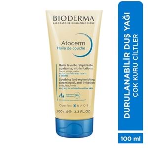 Bioderma Atoderm Shower Oil Nemlendirici Duş Yağı 100 mL