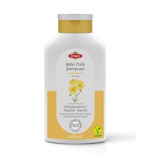 Otacı Arnika Bitki Özlü Güçlü Hacimli Saçlar için Şampuan 400 mL