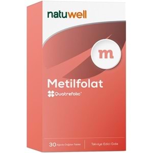 Natuwell Metilfolat Takviye Edici Gıda 30 Tablet