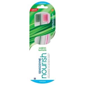 Sensodyne Nourish Yumuşak Diş Fırçası 1+1