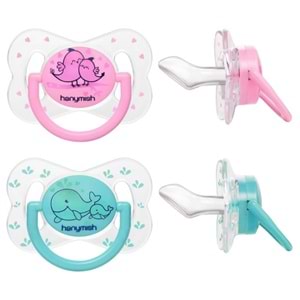 Hanymish Şeffaf Kelebek Silikon Damaklı Emzik No:3 (111)