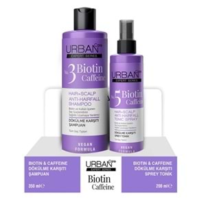 Urban Care Biotin & Kafein Dökülme Karşıtı Şampuan 350 mL + Sprey Tonik 200 mL