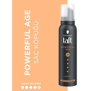 Taft Saç Köpüğü Powerful Age No:5 150Ml