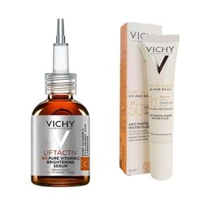 Vichy Liftactiv Vitamin C Serum 30Ml + Capital Soleil 15Ml Çanta Hediyeli