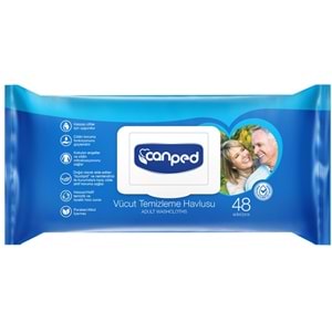 Canped Vücut Temizleme Havlusu 48Li