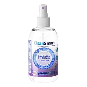 CleanSmart Antimikrobiyal El ve Cilt Spreyi 250 mL