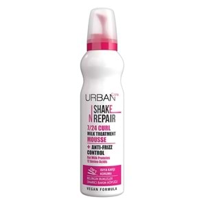 Urban Care 7/24 Curl Kabaran ve Bukleli Saçlara Özel Saç Bakım Köpüğü 150 mL