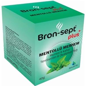 Alldermo Bron-Sept Plus+ Mentollü Krem 40gr