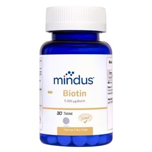Mindus Biotin Takviye Edici Gıda 30 Tablet