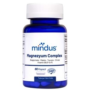 Mindus Magnezyum Complex Takviye Edici Gıda 60 Kapsül