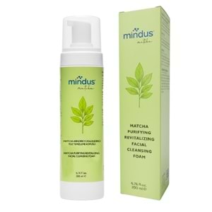 Mindus Matcha Arındırıcı Canlandırıcı Yüz Temizleme Köpüğü 200 mL