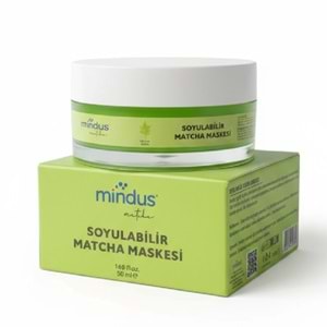 Mindus Matcha Soyulabilir Maske 50 mL
