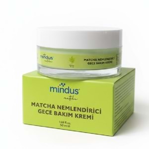 Mindus Matcha Nemlendirici Gece Bakım Kremi 50 mL