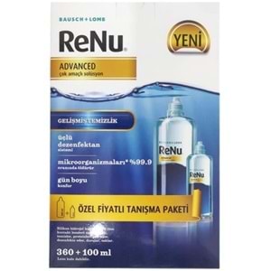 Renu Advanced 360Ml +100 Ml Hediyeli Tanışma Paketi