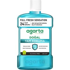 Agarta Bitkisel Ağız Çalkalama Suyu Tam Koruma (Alkolsüz) 250Ml