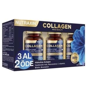 Nutraxin Collagen Beauty Hidrolize Kolajen 3 x 30 Kapsül - 3 Al 2 Öde