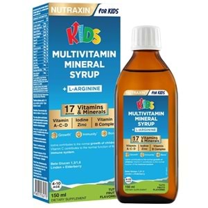 Nutraxin Kids Multivitamin Mineral Şurup 150 mL