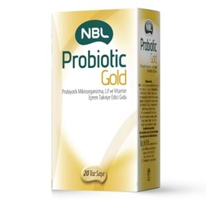 NBL Probiotic Gold Takviye Edici Gıda 20 Toz Saşe