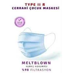 Poetic Çocuk Maskesi 10 Lu Mavi