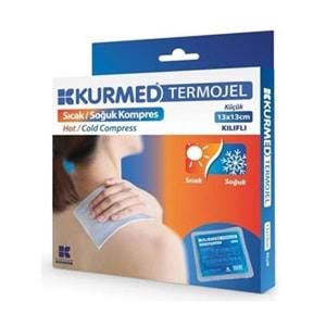 Kurmed Termo Jel Küçük Sıcak ve Soğuk Kompres Kılıflı 13x13 cm