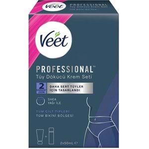Veet Professional Tüm Bikini Bölgesi İçin Tüy Dökücü Krem Seti