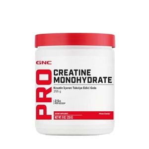 GNC Creatine MonoHydrate Kreatin içeren Takviye Edici Gıda 255 g (50 Servis)