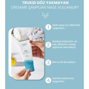 TruKid Silly Göz Yakmayan Organik Şampuan 236,5 mL