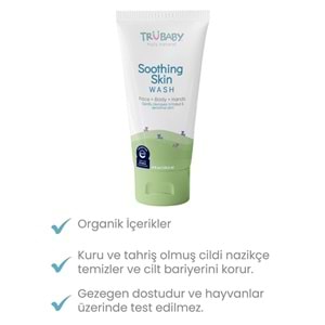 TruBaby Soothing Skin Egzama Karşıtı Yüz & Vücut Yıkama Jeli 236,5 mL