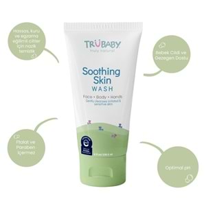 TruBaby Soothing Skin Egzama Karşıtı Yüz & Vücut Yıkama Jeli 236,5 mL