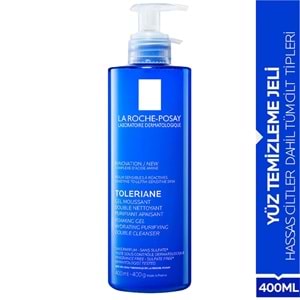 La Roche Posay Toleriane Tüm Ciltler İçin Temizleme Jeli 400 mL