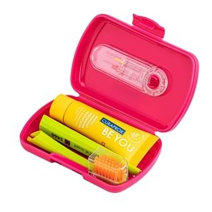 Curaprox Be You Travel Set, Koyu Pembe