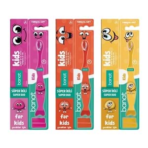 Banat Kids Süper İkili Diş Macunu ve Fırça Seti (50 mL, Yumuşak)