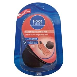 Foot Doctor Topuk Vurma Engelleyici Ped 2li, Siyah (FD.0020)
