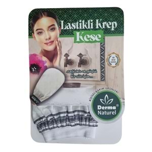 Derma Naturel Lastikli Krep Kese