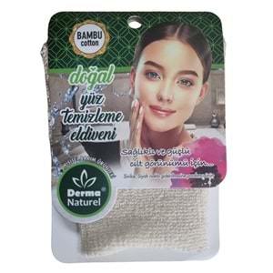 Derma Naturel Yüz Temizleme Eldiven, Bambu