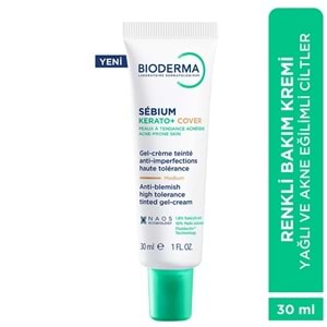 Bioderma Sebium Kerato+ Cover Renkli Krem Medium 30 mL